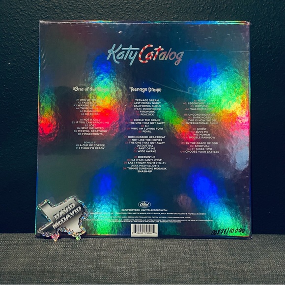 Katy Perry Katy CATalog Collector’s Edition Boxset Colored Vinyl 5LP - NEW - Picture 3 of 9